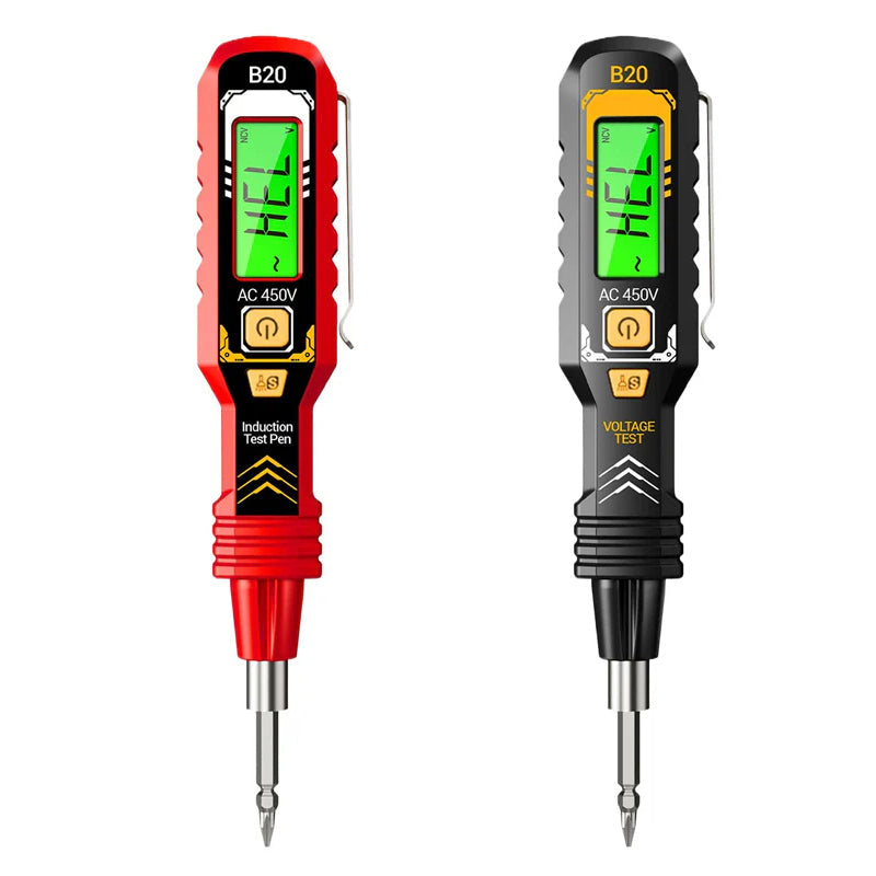 ⚡ 50% RABATT! 🔍 Berührungsloser Spannungsprüfer – AC 12-1000V, LCD-Anzeige mit Beleuchtung & Akustische/Visuelle Warnung 🛡️