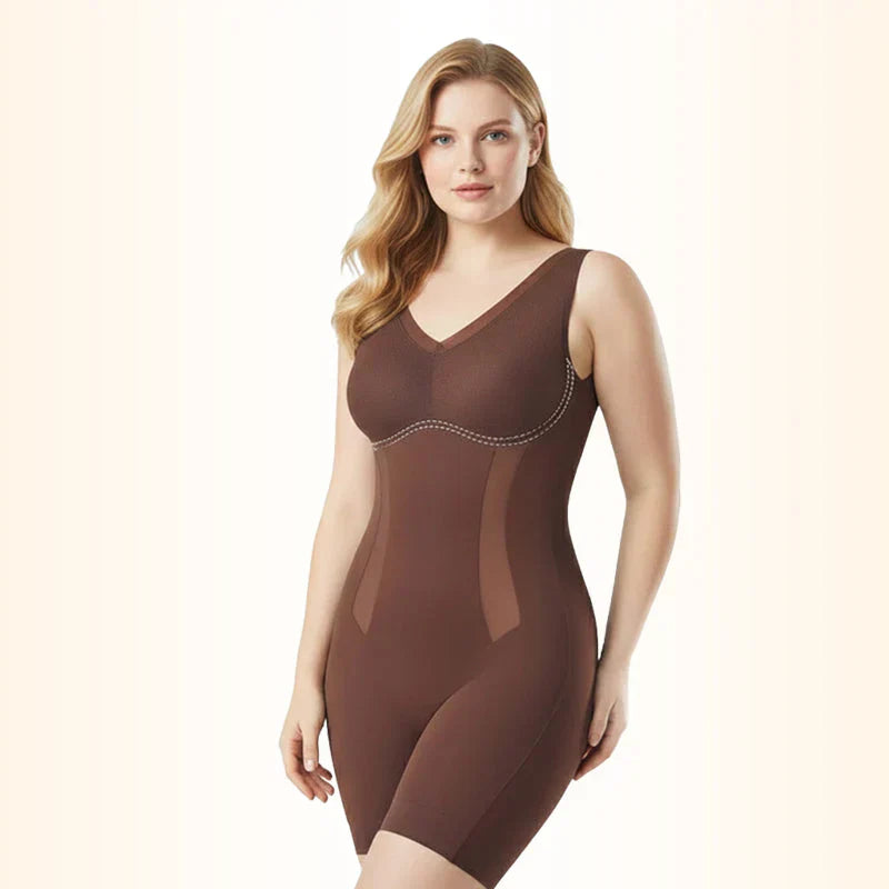 ⏳ LIMITIERTES ANGEBOT: 50% RABATT 💥 Formende Einteiler-Shapewear mit Bauchstraffung & Hüftlifting – völlig nahtlos!