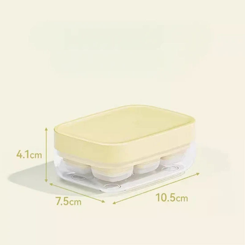 🧊Limitiertes 50 % Rabatt⏰ Mini-Eiswürfelform 6er – Lebensmittelecht, Leicht zu Lösen ✨