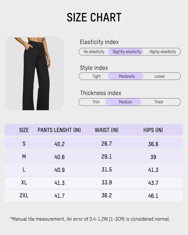 đLAST-DAY-AKTION â 50 % RABATT đ LĂ€ssige Yoga-Hose mit weitem Bein fĂŒr Damen mit hoher Taille und Stretch