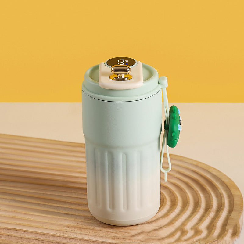 ☕ Kaffeebecher mit LED-Temperaturanzeige – digitaler Thermo-Becher mit Display, wiederaufladbar, ideal für Büro, Zuhause & unterwegs