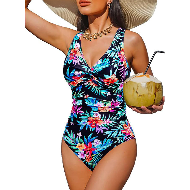🩱Begrüßen wir den Sommer❤️🔥-Einteiliger Badeanzug für Damen mit figurformendem Effekt