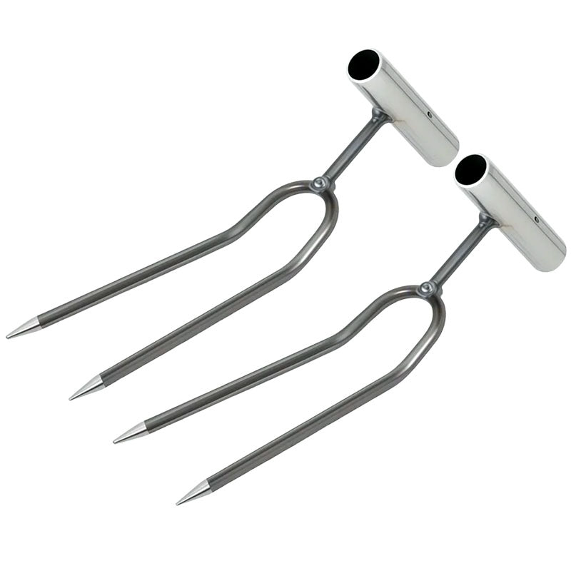 ✨50 % RABATT✨🌱 Kompakter 2‑Zahn‑Garten‑Unkrautstecher ✨ Effizientes Unkrautentfernen für Ihren Garten