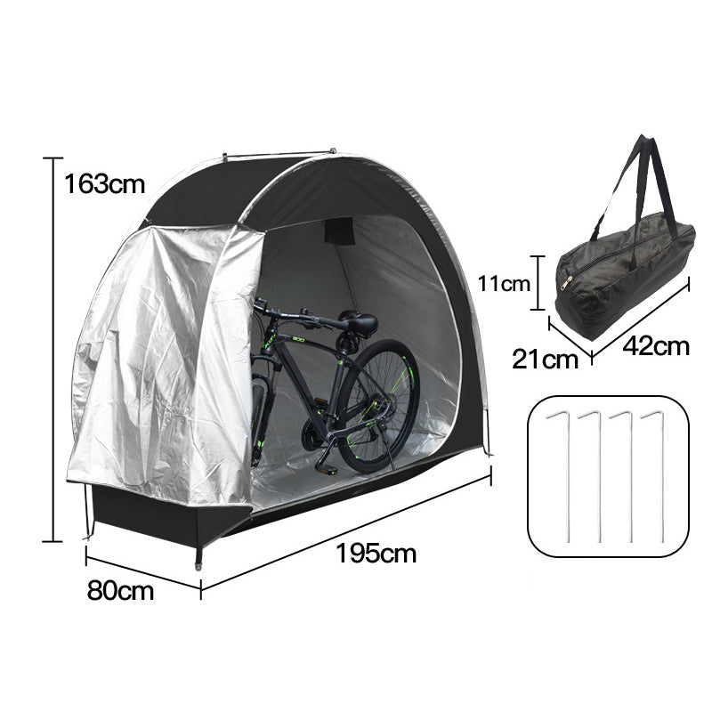 Fahrrad-Zelt & Schutzhülle für Mountainbikes – wetterfest, kompakt & schnell aufgebaut – ideal für Reisen, Camping & Garage🚲⛺