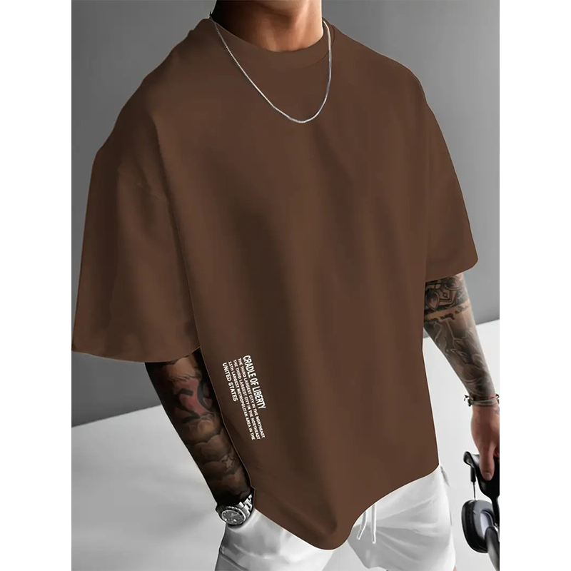 📢🔥Letzter Tag: 50% Rabatt!⏰👕Herren Urban Style Loose Fit Kurzarm-Shirt✨