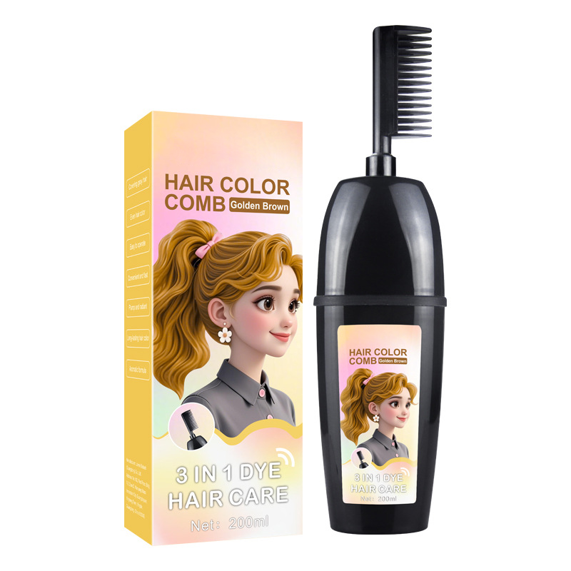 🎁 2+1 GRATIS!! 💇♀️ 3-in-1 Haarfarbenkamm | Färben, Mischen & Auftragen in einem Schritt – Einfache Anwendung zu Hause