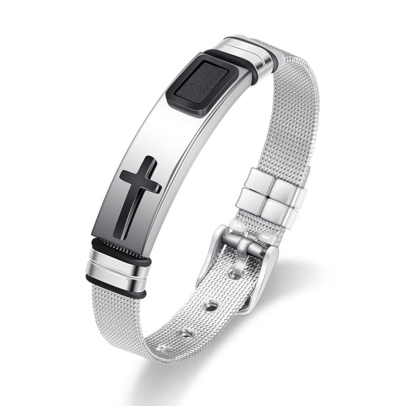 đ„ 50% SPAREN âïž Verstellbares Herren Kreuz-Armband đ€ modernes Design & hochwertiger Look â