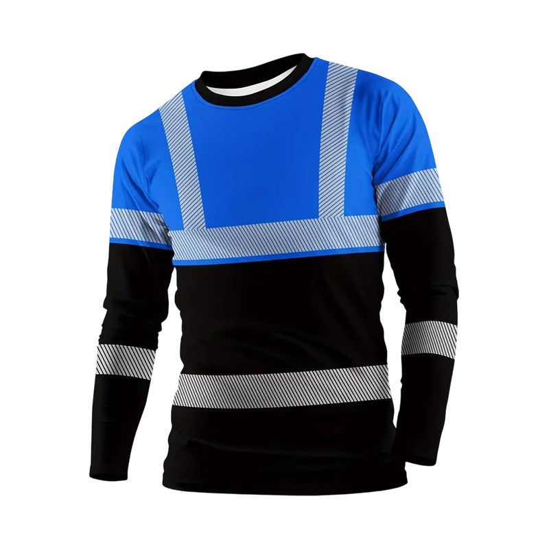 👕 50% RABATT! 🏃♂️ Sportliches Herren-Longsleeve – Feuchtigkeitsableitend & mit dezentem Print – Perfekt für aktive Tage, Joggen oder Freizeit – atmungsaktiv und bequem 🌿
