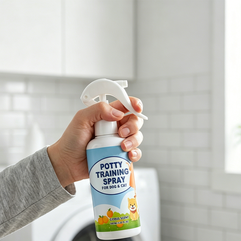 🐾🚽 Sanftes Stubenreinheits-Spray für Hunde & Katzen – 100 ml, mit natürlichen Pflanzen-Extrakten, jetzt −50%