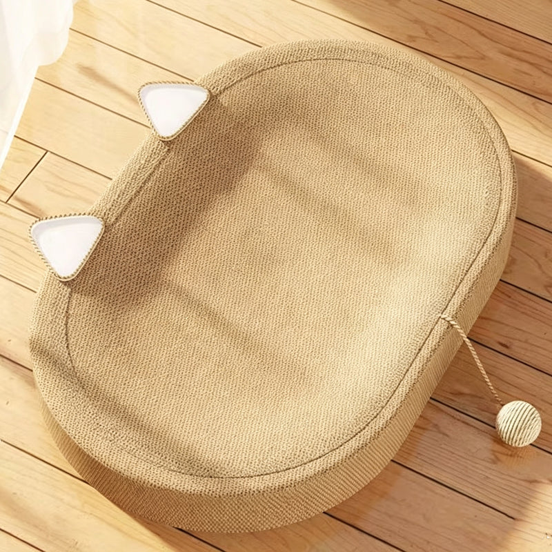 đą 50% RABATT! đď¸ Strapazierfähiges Sisal-Kratzbett fĂźr Katzen â Langlebige Kratzfläche, ovale Form & inkl. Spielzeug â Perfekt zum Spielen & Ausruhen â¨
