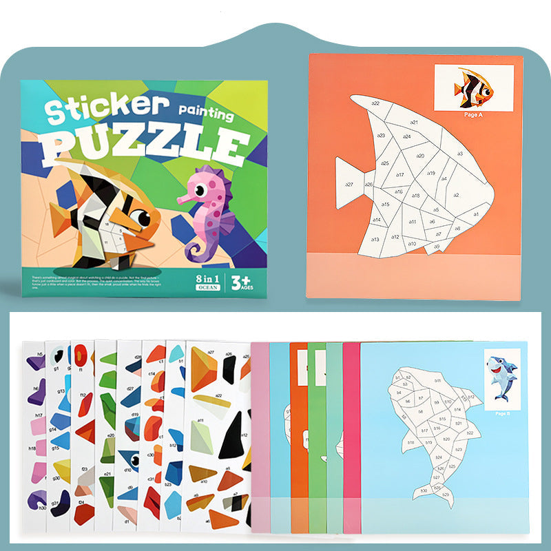 đ¨đˇ Stickerbuch Geometrie â kreativ, lehrreich & bunt â perfekte Beschäftigung fĂźr zu Hause! đ