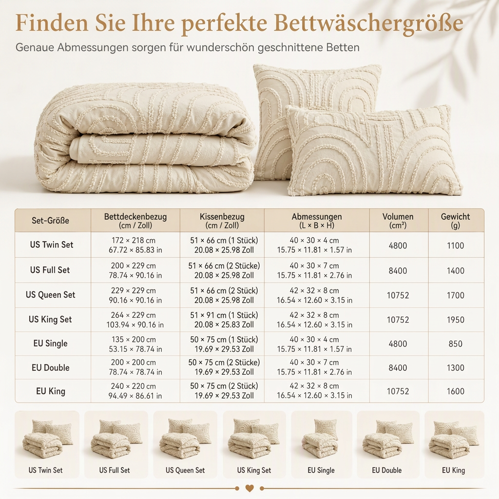 Gestepptes Blüten-Bettwäsche-Set mit breitem Regenbogenstreifen-Design