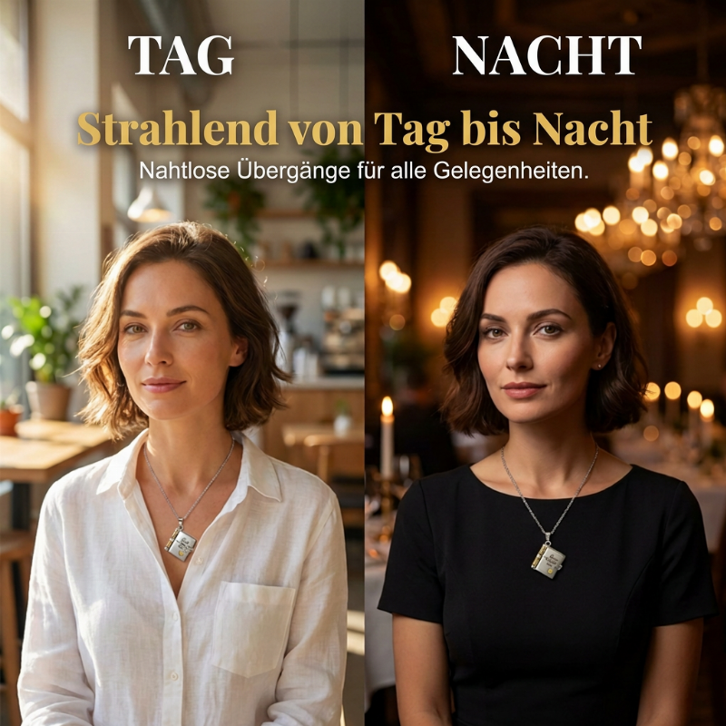 💖 50% RABATT! 📖 Herz-Buch-Halskette – Aufklappbar & besonderes Geschenk ✨