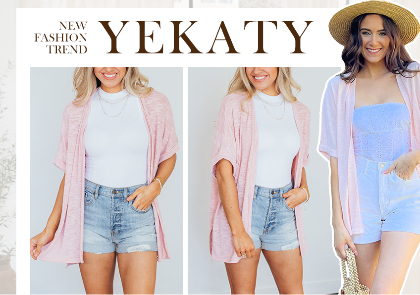 Sommer-Sonderangebot: 50% Rabatt!🌼Neue, stylische, fließende Kurzarm-Strickjacke (Modelljahr 2026)