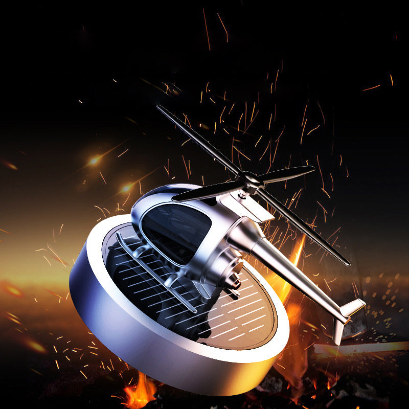 🚁☀️ Metal Solar Helicopter Air Freshener – 50% RABATT! Solarbetriebener Duftspender für dein Auto. 🚗✨