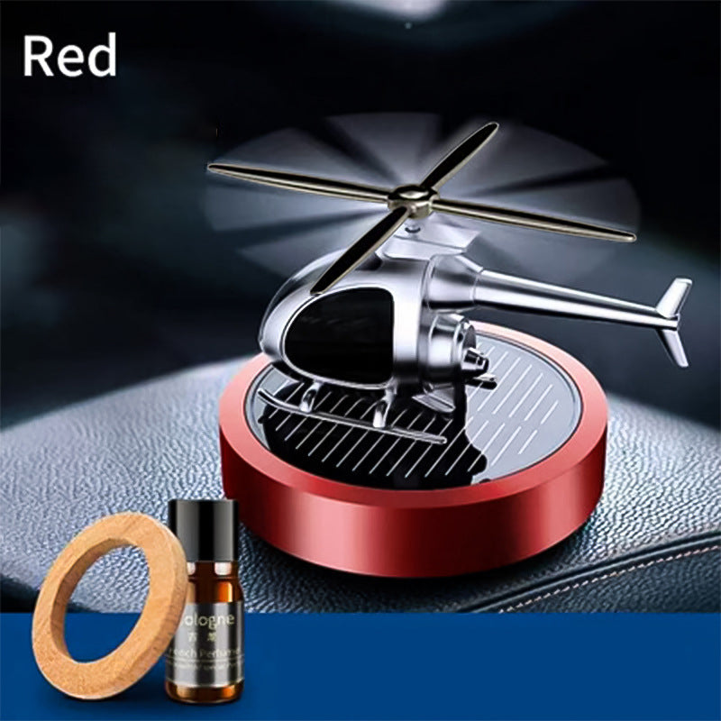 🚁☀️ Metal Solar Helicopter Air Freshener – 50% RABATT! Solarbetriebener Duftspender für dein Auto. 🚗✨