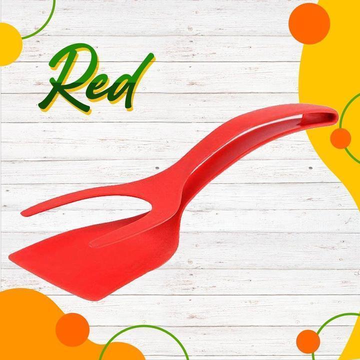 🍳 50% RABATT JETZT! 🥩 2-in-1 Spatelzange – Hitzebeständiges Silikon & rutschfester Griff – Küchen-Kochutensil 🔥
