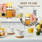 💥LAST DAY SALE 50 % RABATT🍯✨9oz tropffreier Honig- und Sirupspender aus Glas