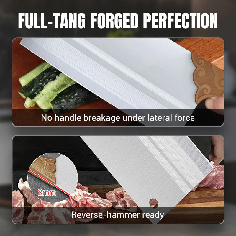 ⚡ 50 % Rabatt – Robustes geschmiedetes Kochmesser – präzisionsgeschliffene Klinge, ergonomischer Griff & langlebig – perfekt für ambitionierte Hobbyköche 🥩🔪