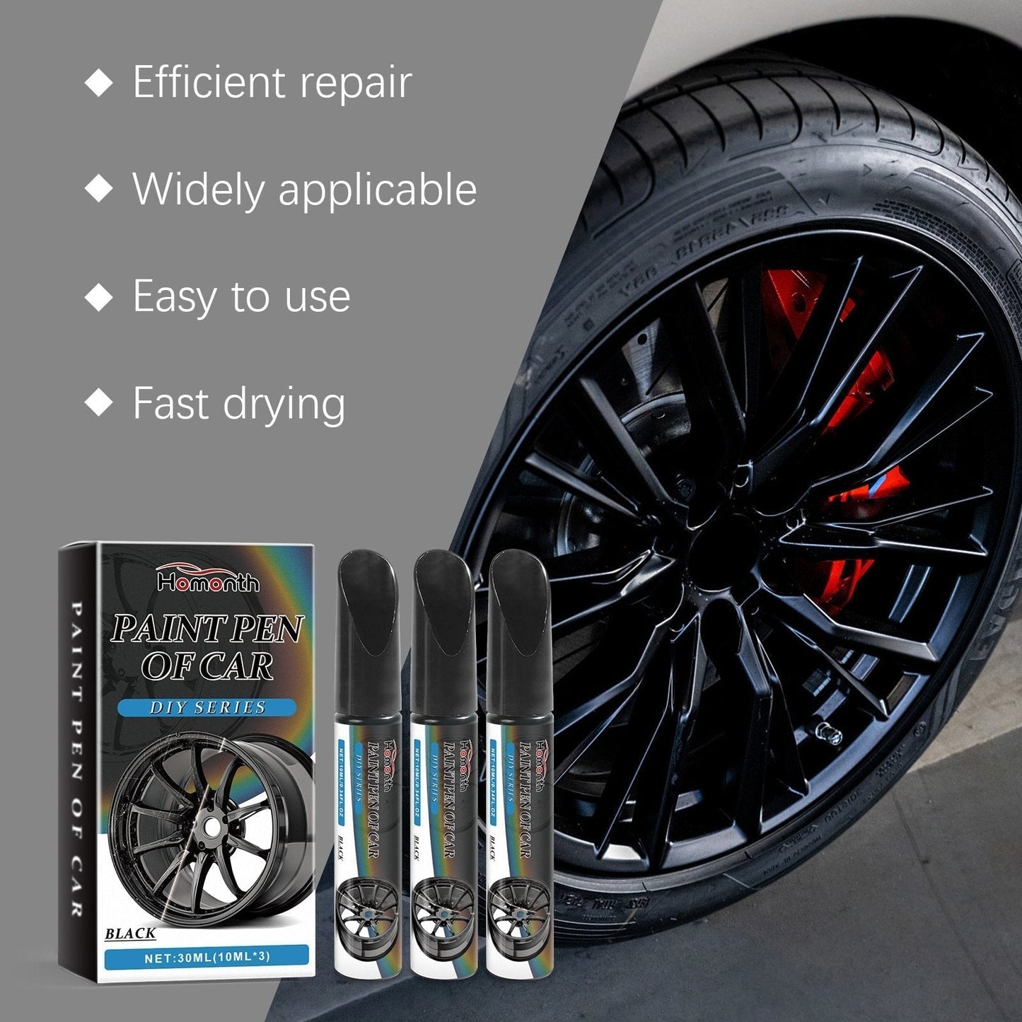 🔥Zeitlich begrenzter Verkauf – 50 % Rabatt🔥🚗Reparaturstift für Kratzer an Autoreifen
