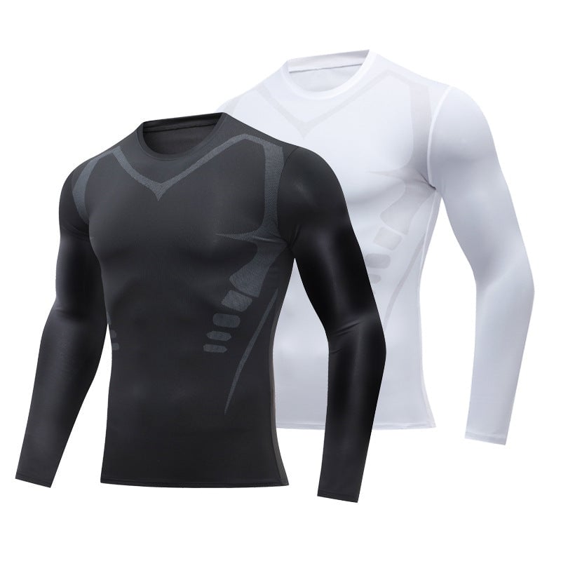 👕50 % RABATT!💪 Ion Shape Langarmshirt – Slim Fit, Ionic-Technologie, stärkt das Selbstbewusstsein
