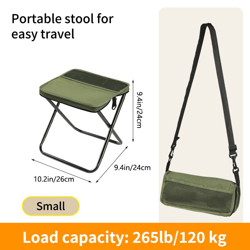 😍 50% Rabatt ULTRALEICHTER KLAPPHOCKER! 💎 Trägt 120kg & Passt in jeden Rucksack: Der perfekte Begleiter für Camping & Angeln