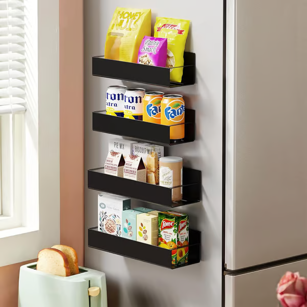 🔥Letzter Tag 50% Rabatt🔥Magnetisches Lagerregal ohne Lochen – Platzsparender Küchen-Organizer
