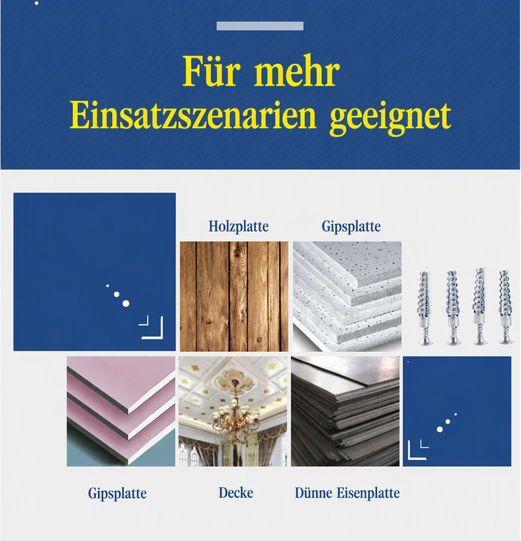 📢📢MEHR KAUFEN MEHR SPAREN🔩Aufgerüstete Gezahnte Eisen-Expansionsschraube