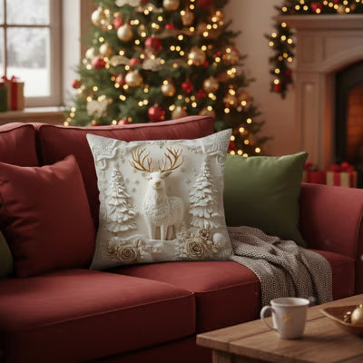 🎄Kissenbezüge mit Weihnachtsmotiven🎁Wärme und Freude während der Feiertage verbreiten
