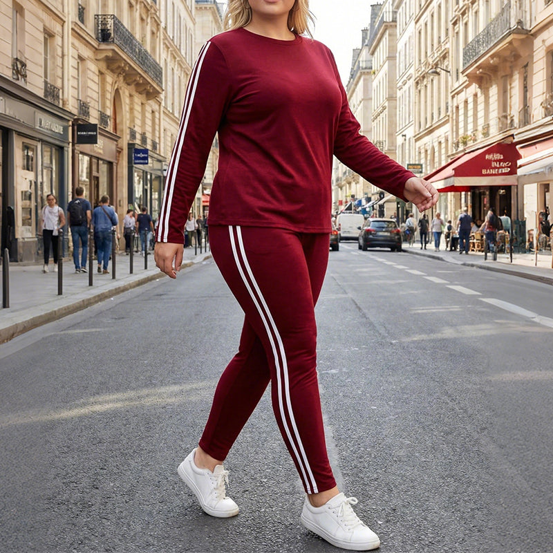 🔥 Nur für kurze Zeit: 50% RABATT 🏃‍♀️ Damen 2-Teiler Trainingsanzug (Langarm)