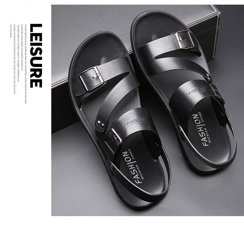 【HEUTE 50 % RABATT】NEUE HERREN-STRANDSANDALEN AUS LEDER™