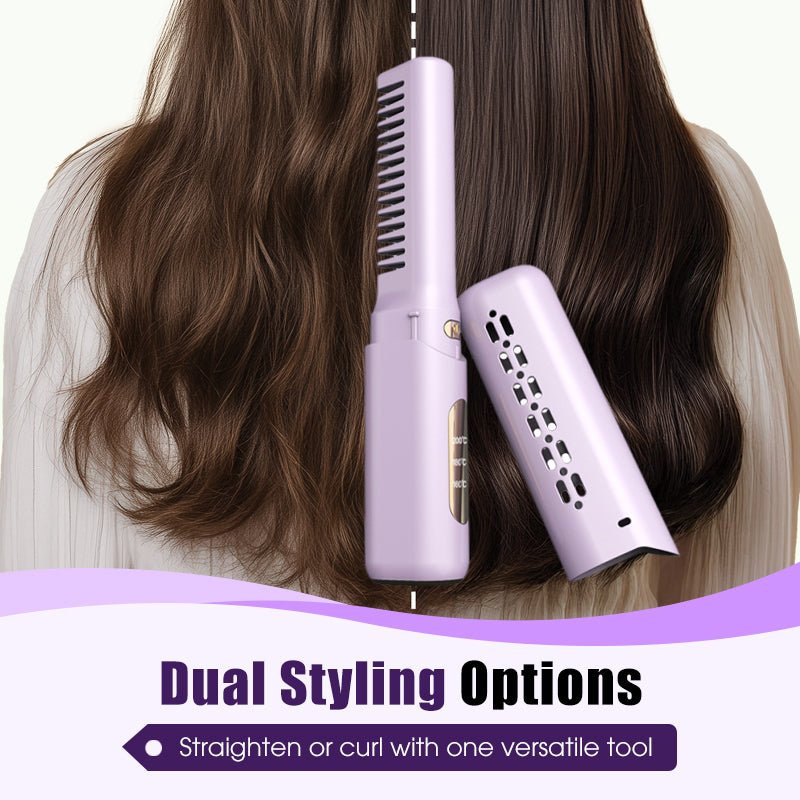 🎉🔥2026 Bestseller! Über 80.000 Mal verkauft!💖👩In Sekundenschnelle fertig gestylt – überall & jederzeit schöne Frisuren💁Tragbarer, kabelloser Mini-Haarstyler für Glätten & Locken