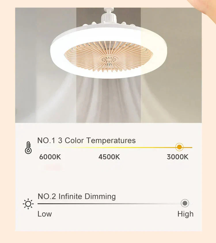 💡🔥 50% RABATT! LED-Deckenventilator mit Fernbedienung – 3 Geschwindigkeiten, leiser DC-Motor & dimmbares Licht – Perfekt für Schlaf- & Wohnzimmer ✨
