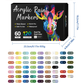 🔥 50 % RABATT! 🌈🖌️ Acrylstift-Marker mit zwei Spitzen – Farbenfroh & vielseitig ✨🎨