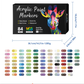 🔥 50 % RABATT! 🌈🖌️ Acrylstift-Marker mit zwei Spitzen – Farbenfroh & vielseitig ✨🎨