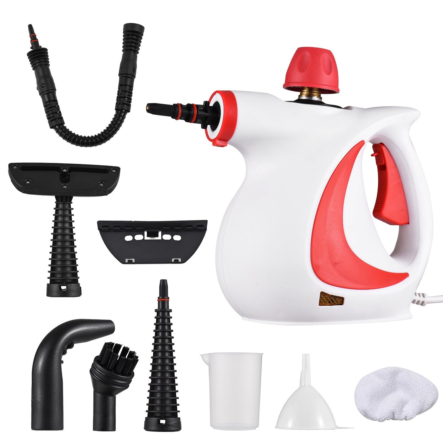 💎 50% RABATT! 💎 Hand-Multiflächen-Dampfreiniger mit Druckboost – 12-teiliges Set, Chemiefrei & 99,9 % Keimabtötung