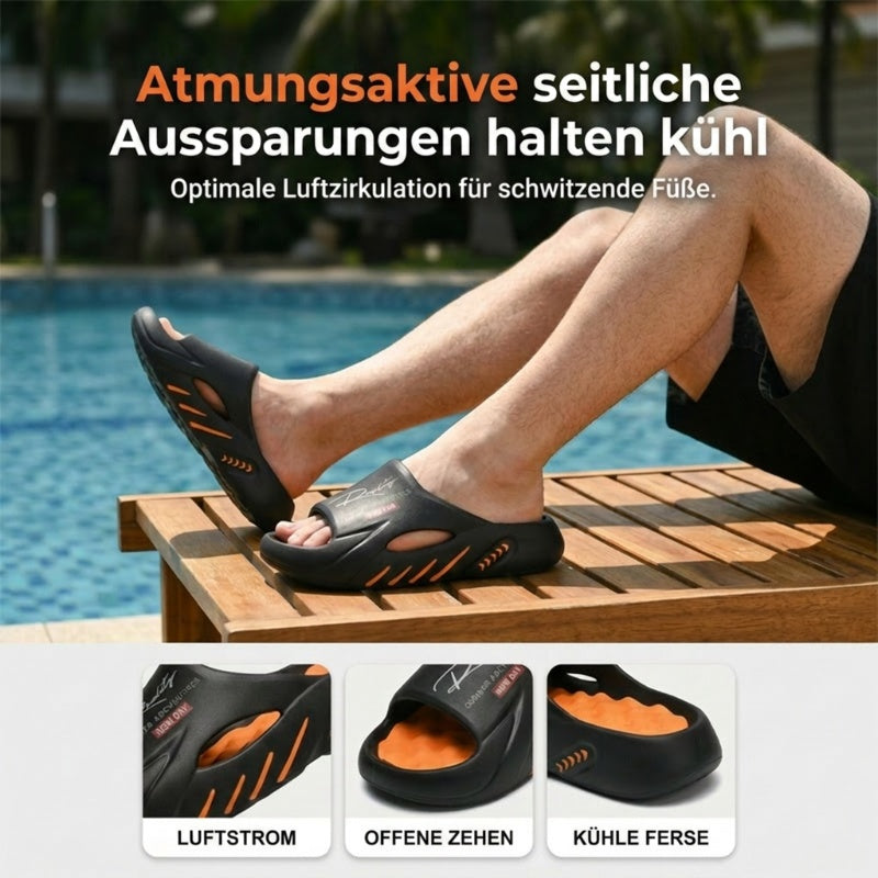 💎 -50% AUF RUTSCHFESTE, WOLKENWEICHE PANTOFLETTEN MIT DICKER SOHLE! 💎 Memory-Schaum, Bogenunterstützung & Einfach Hineinschlüpfen ✨