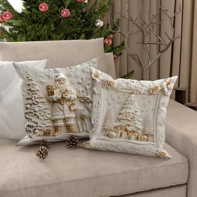🎄Kissenbezüge mit Weihnachtsmotiven🎁Wärme und Freude während der Feiertage verbreiten