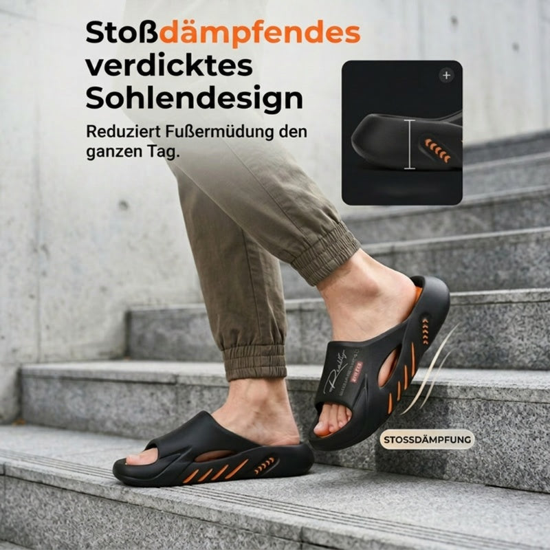 💎 -50% AUF RUTSCHFESTE, WOLKENWEICHE PANTOFLETTEN MIT DICKER SOHLE! 💎 Memory-Schaum, Bogenunterstützung & Einfach Hineinschlüpfen ✨