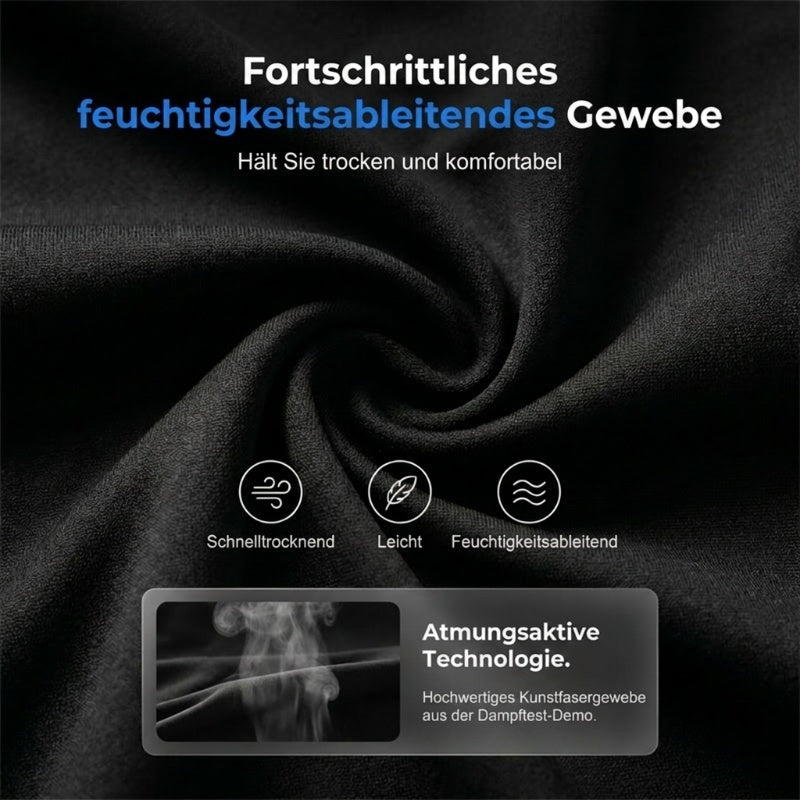 🩳 50% RABATT! 🏃‍♂️ Sport-Caprihose für Herren – Schnelltrocknend, elastisch & sichere Reißverschlusstaschen ✨