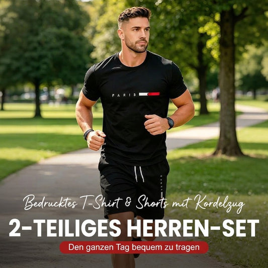 👕 50% RABATT! 🩳 2-teiliges Set aus bedrucktem Oberteil & Shorts für Herren – Leicht & atmungsaktiv – Perfekt für Strand, Urlaub oder heiße Sommertage – lässiger Look mit Komfort ☀️