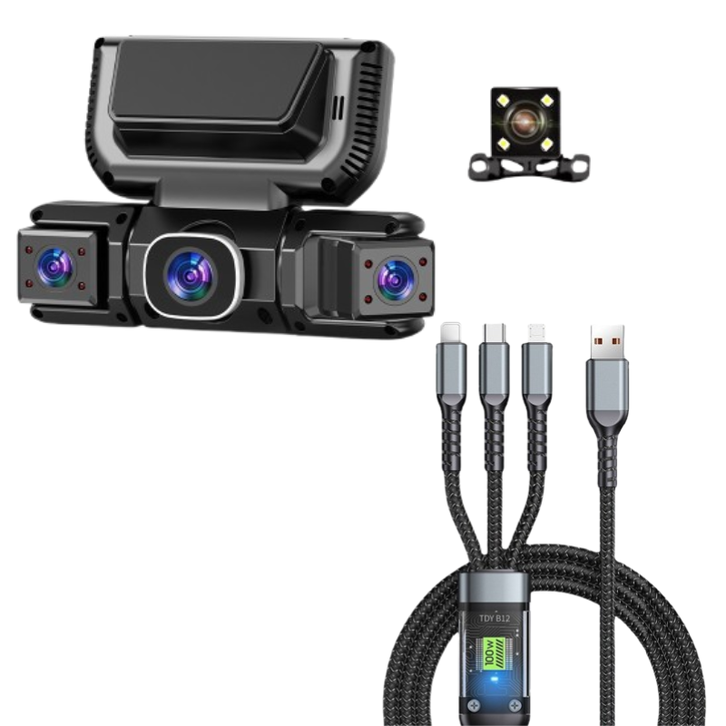 🦸 Neuheiten 2026 - 50 % Rabatt 🦸 4-Kanal-Dashcam mit WLAN und Nachtsichtfunktion