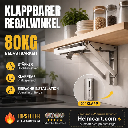 🔥 NUR FÜR KURZE ZEIT: 50% RABATT 🧱 Sekundenschnell aufklappbare Mehrzweck-Konsole – Für mehr Ordnung in Küche oder Arbeitszimmer im Handumdrehen📚