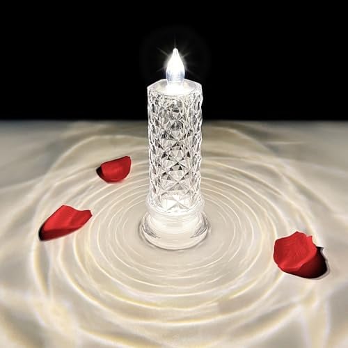 🔥Letzter Tag 50% Rabatt🎁Set mit 1 LED-Kristallkerzenleuchtern