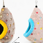 🥚 ZEITLICH BEGRENZT 50% RABATT! ⚡ Hängendes Vogelnest-Hängematte aus Baumwolle – Doppellagiges, warmes Höhlenbett aus Fleece für kleine Vögel ✨