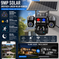 🔋 50 % Rabatt – Kabellose Solar-Überwachungskamera – 3 Linsen, 3 Bilder gleichzeitig, Nachtsicht, IP66 – perfekt für Haus, Hof & Grundstück ☀️
