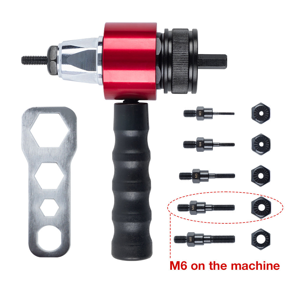 ⚙️NUR FÜR BEGRENZTE ZEIT 50% RABATT!⚙️Nietpistole Adapter Kit M3–M8 Sechskant-Antriebsstift für Akkubohrmaschine