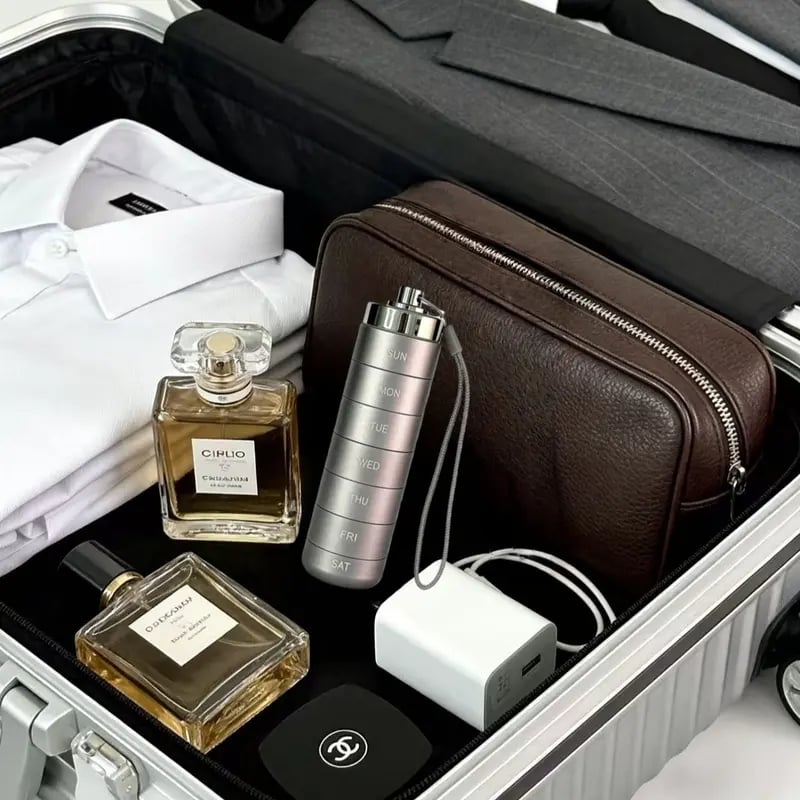 🔥Reise-Pillenbox aus Metall