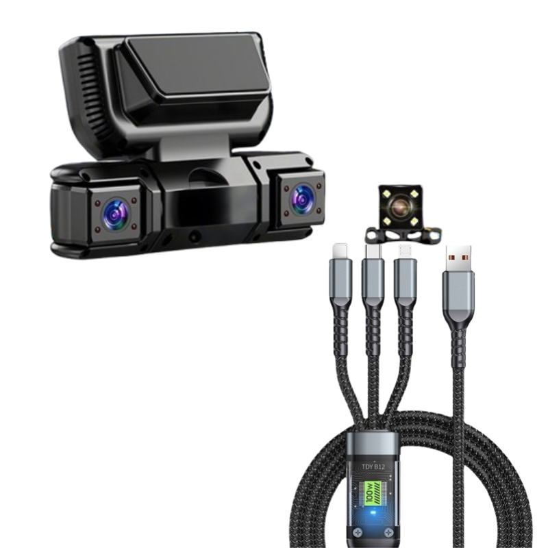 🦸 Neuheiten 2026 - 50 % Rabatt 🦸 4-Kanal-Dashcam mit WLAN und Nachtsichtfunktion