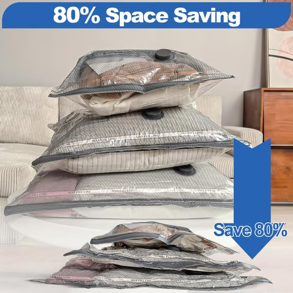 ⏳Begrenzte Zeit 50% Rabatt💥6er-Pack elektrische USB-Vakuum-Kompressionsbeutel – Platz sparen, leicht reisen!